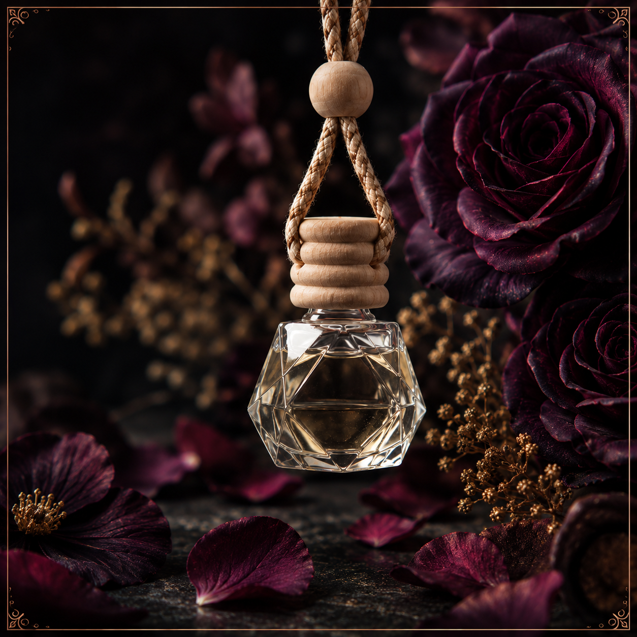 Dark Petals Car Diffuser